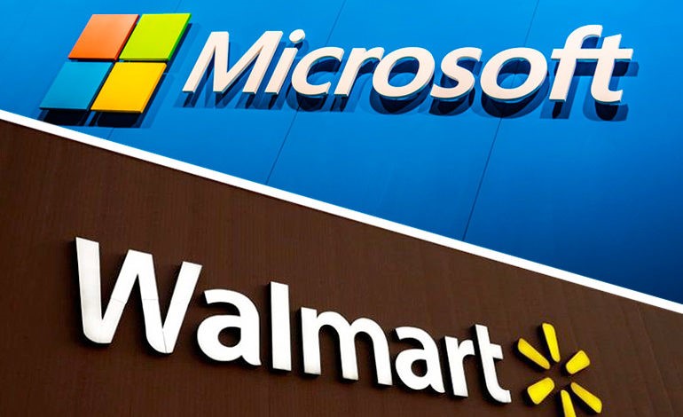 WALMART se asocia con Microsoft para competir con Amazon
